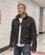 John Kreese Cobra Kai Black Jean Trucker Jacket