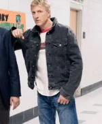 John Kreese Cobra Kai Black Jean Trucker Jacket