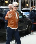 Jon Bon Jovi The Today Show Brown Jacket