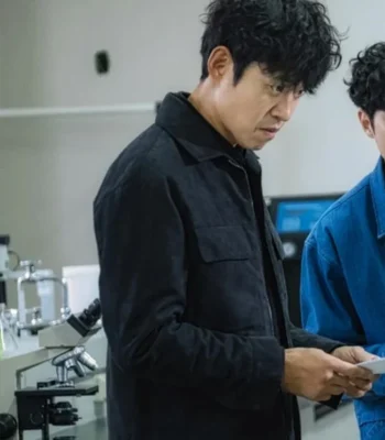 Joon-Sang Yoo The Uncanny Counter Black Cotton Jacket