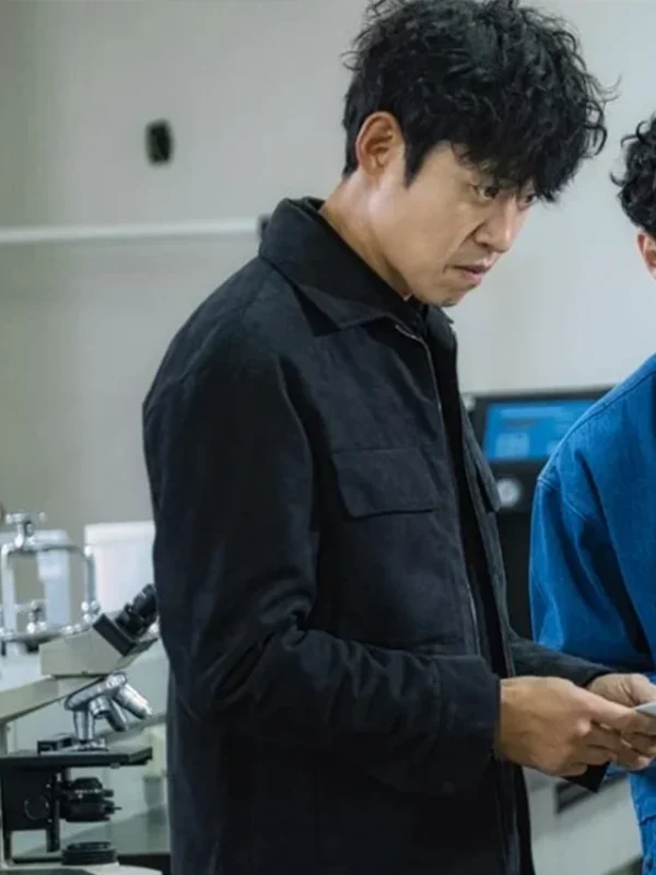 Joon-Sang Yoo The Uncanny Counter Black Cotton Jacket