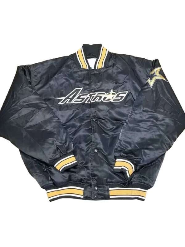José Lima Houston Astros 90’s Black Jacket