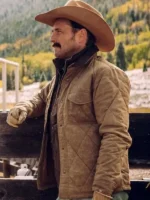 Josh Lucas Yellowstone Season 04 John Dutton Quilted Jacket