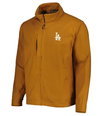 Journey Los Angeles Dodgers Tri-Blend Tan Brown Jacket