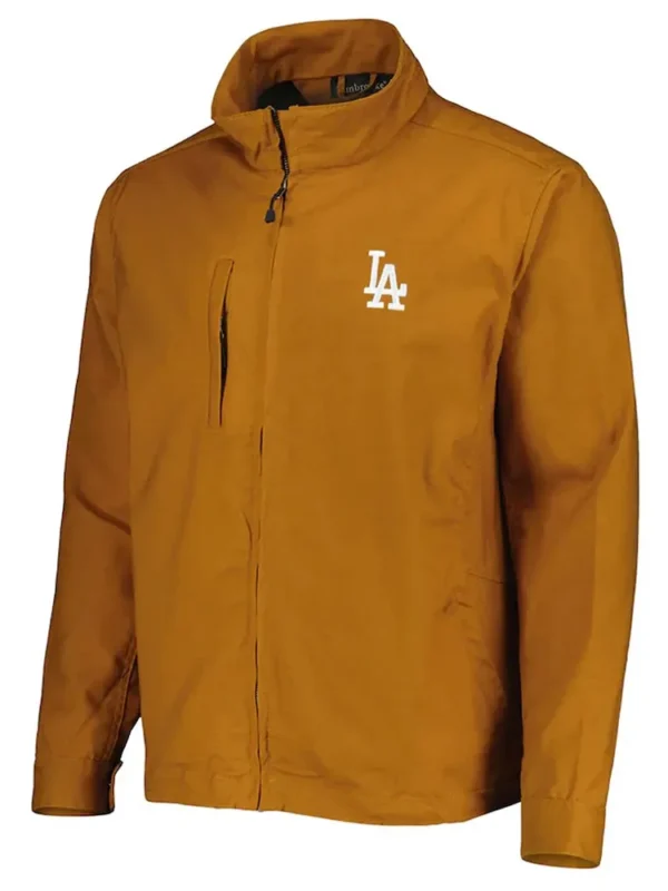 Journey Los Angeles Dodgers Tri-Blend Tan Brown Jacket