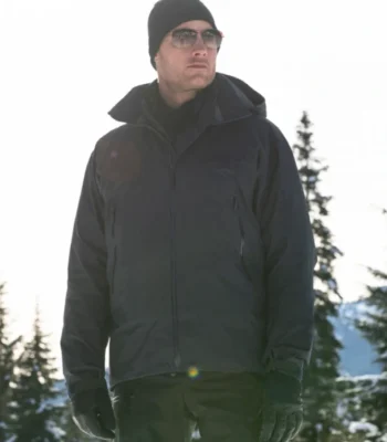 Justin Hartley Tracker S02 Black Hooded Jacket