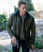 Justin Hartley Tracker S02 Green Cotton Jacket