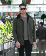 Justin Hartley Tracker S02 Green Cotton Jacket