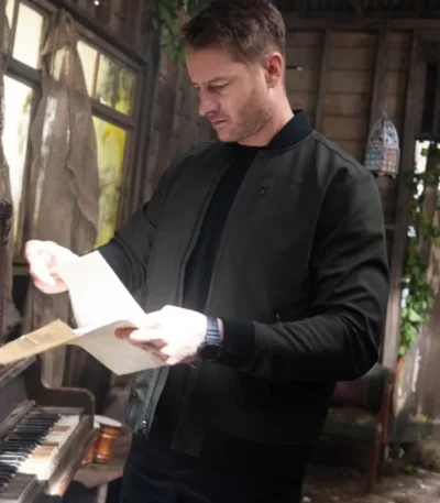 Justin Hartley Tracker S02 Green Jacket