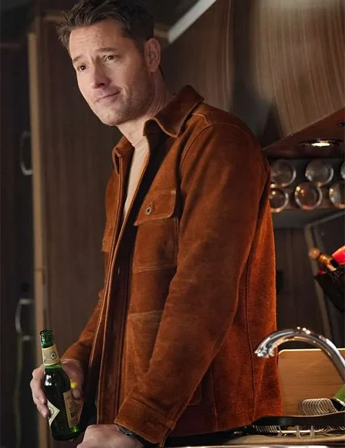 Justin Hartley Tracker S02 Suede Leather Jacket Justin Hartley Tracker S02 Suede Leather Jacket