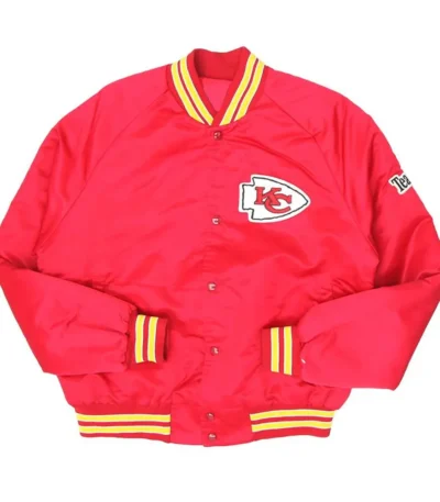 Kansas City Chief Team 1990s Red Bomber Jacket
