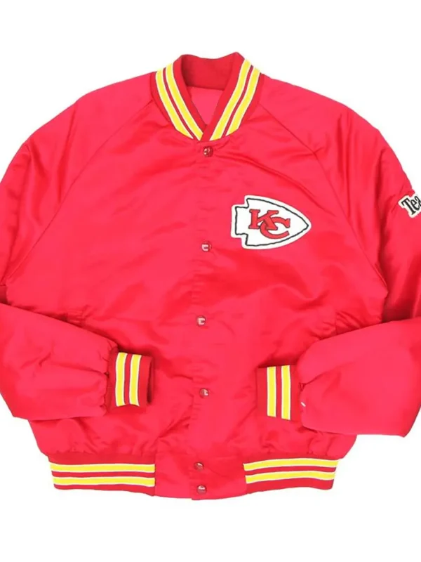 Kansas City Chief Team 1990s Red Bomber Jacket