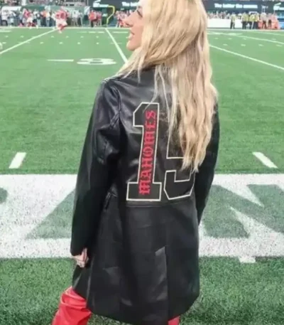 Kansas City Chiefs Brittany Mahomes Black Coat