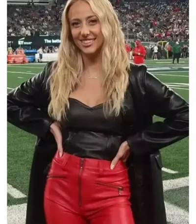 Kansas City Chiefs Brittany Mahomes Black Coat
