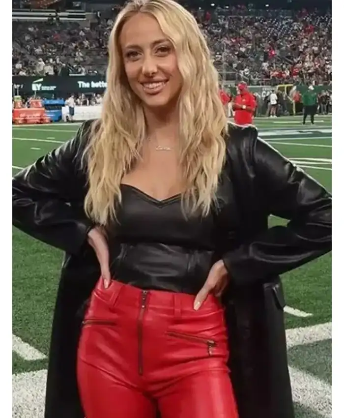 Kansas City Chiefs Brittany Mahomes Black Coat Kansas City Chiefs Brittany Mahomes Black Coat