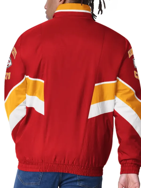 Kansas City Chiefs Captain Red Varsity Satin Jacket