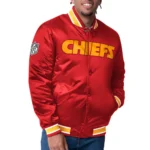 Kansas City Chiefs Closer Red-Gold Satin Jacket