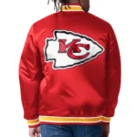 Kansas City Chiefs Closer Red-Gold Satin Jacket