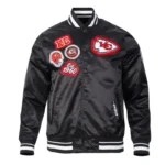 Kansas City Chiefs Diy Pick Stitch Classic Rib Satin Jacket