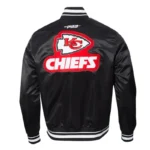 Kansas City Chiefs Diy Pick Stitch Classic Rib Satin Jacket