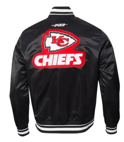 Kansas City Chiefs Diy Pick Stitch Classic Rib Satin Jacket