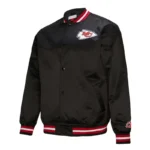 Kansas City Chiefs Double Down Black Satin Jacket