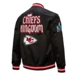 Kansas City Chiefs Double Down Black Satin Jacket