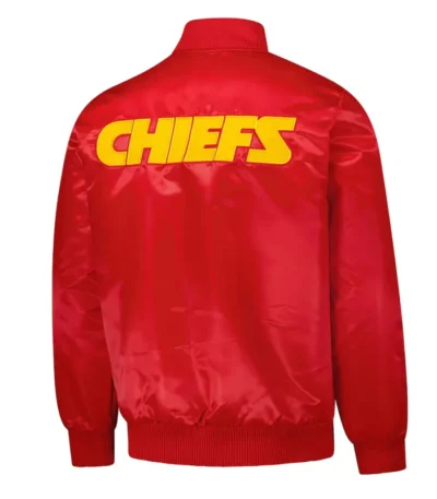 Kansas City Chiefs Exclusive Red Varsity Satin Jacket