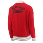 Kansas City Chiefs Full-Zip Varsity Red Wool Jacket