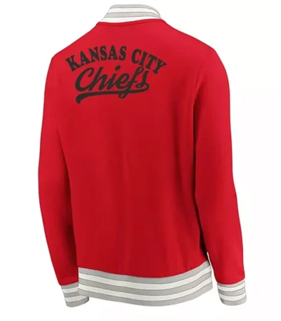 Kansas City Chiefs Full-Zip Varsity Red Wool Jacket