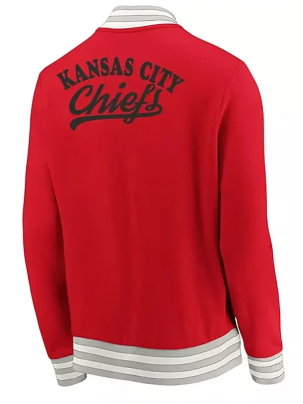 Kansas City Chiefs Full-Zip Varsity Red Wool Jacket