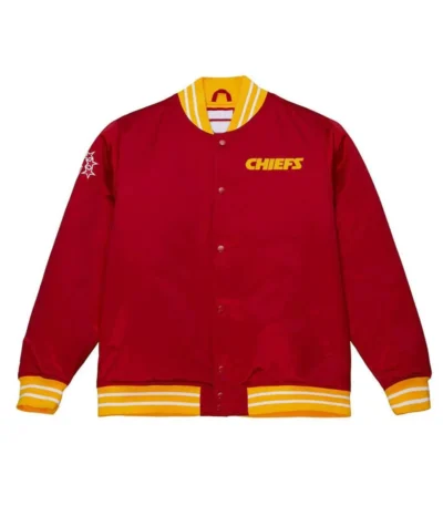 Kansas City Chiefs Heavyweight Red Satin Jacket