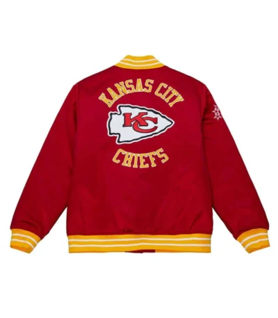 Kansas City Chiefs Heavyweight Red Satin Jacket
