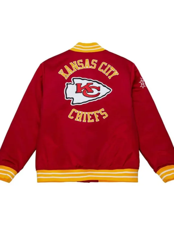 Kansas City Chiefs Heavyweight Red Satin Jacket