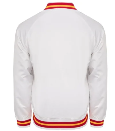 Kansas City Chiefs Heavyweight White Satin Jacket