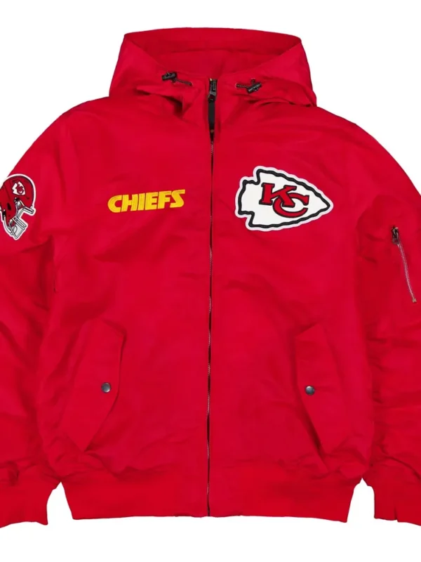 Kansas City Chiefs Historic L-2B Hooded Bomber Jacket