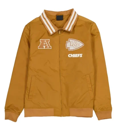Kansas City Chiefs Logo Select Light Bronze Jacket