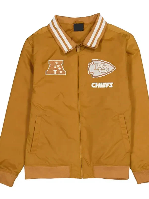 Kansas City Chiefs Logo Select Light Bronze Jacket