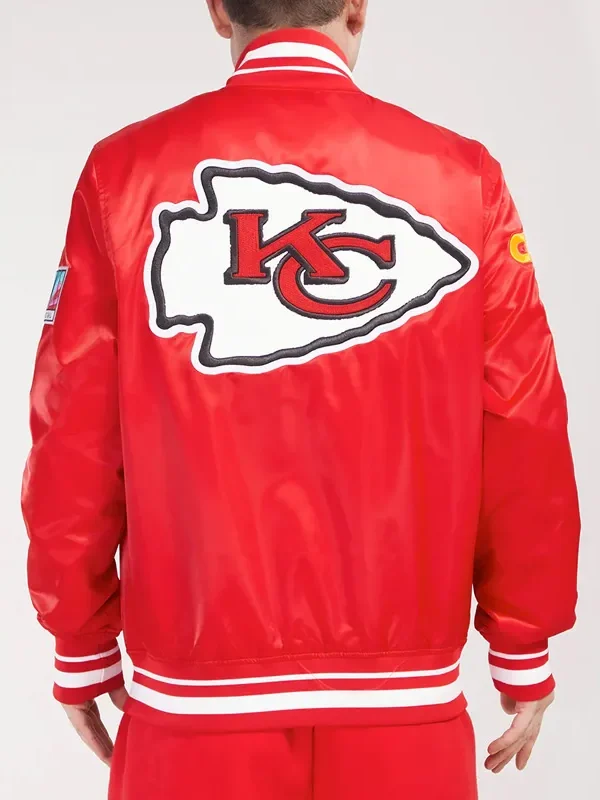 Kansas City Chiefs Mashup Classic Rib Satin Jacket