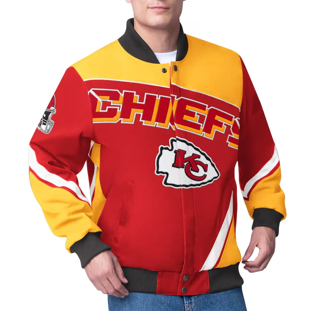 Kansas City Chiefs Maximum Racing Red Jacket Kansas City Chiefs Maximum Racing Red Jacket
