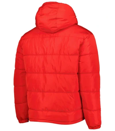 Kansas City Chiefs Men’s Red Puffer Parka Hoodie Full-Zip Jacket
