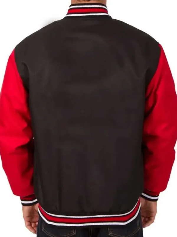 Kansas City Chiefs Poly Black and Red Jacket
