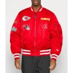 Kansas City Chiefs Red Bomber MA-1 Jacket