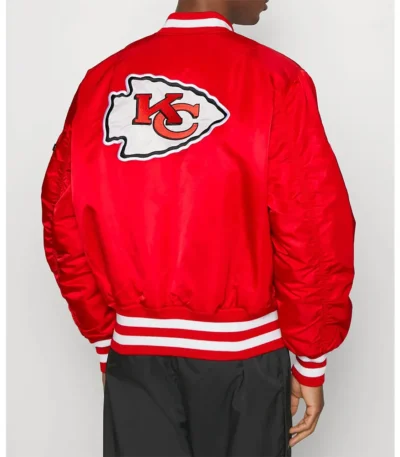 Kansas City Chiefs Red Bomber MA-1 Jacket