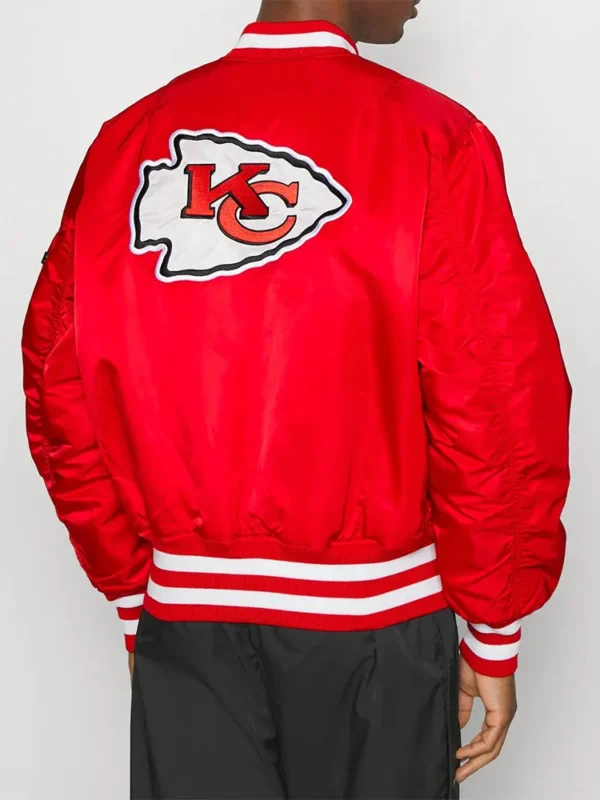 Kansas City Chiefs Red Bomber MA-1 Jacket