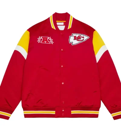 Kansas City Chiefs Red Heavyweight Satin Jacket
