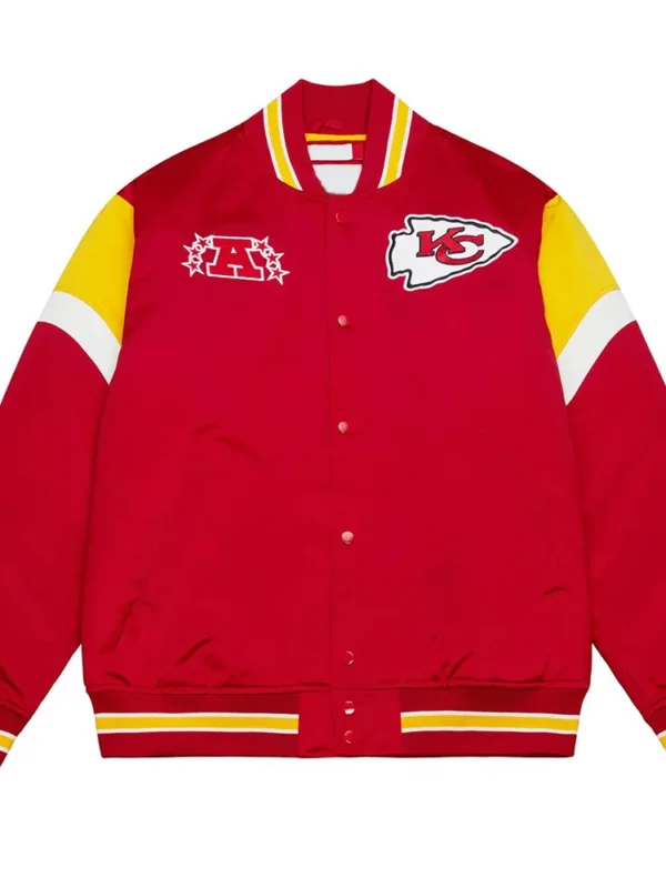 Kansas City Chiefs Red Heavyweight Satin Jacket