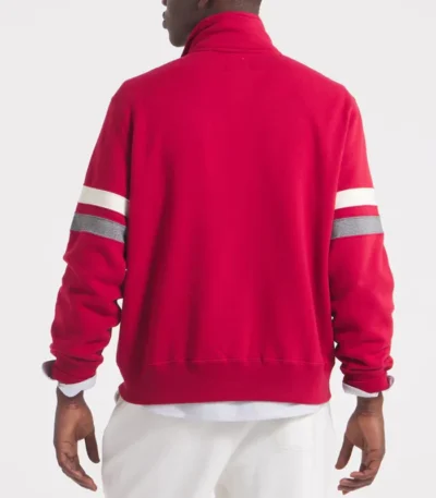 Kansas City Chiefs Red Striped Fleece Jacket