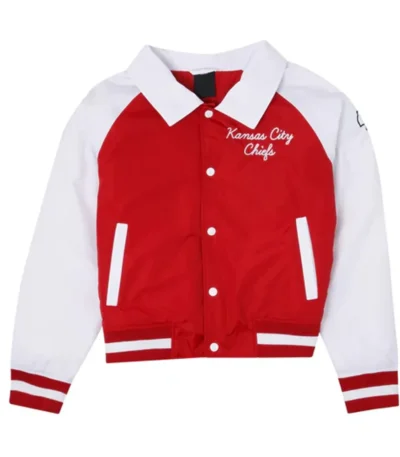 Kansas City Chiefs Red and White Throwback Jacket