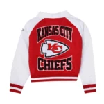 Kansas City Chiefs Red and White Throwback Jacket